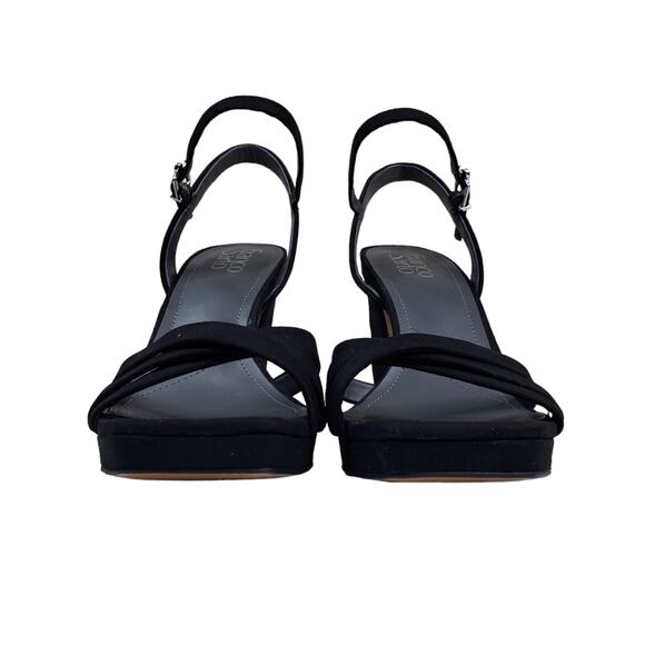 Franco Sarto Womens 8.5 Damilis Platform Sandal in Black NEW - Picture 3 of 11